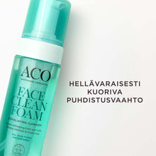 Lataa kuva Galleria-katseluun, ACO Face Daily Care Exfoliating Cleansing Foam 150 ml