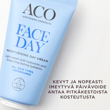 Lataa kuva Galleria-katseluun, ACO Face DC Moisturising Day Cream 50 ml