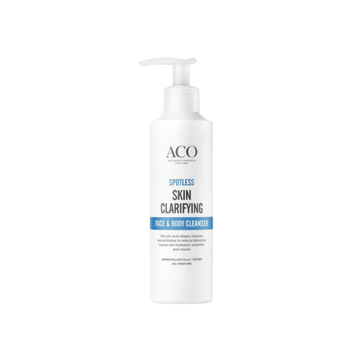 ACO Spotless Skin Clarifying Face & Body Cleanser 200ml