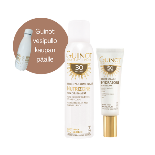 Guinot Sun Nutrizone Oil-In-Mist spf30 + Hydrazone Sun Face Cream spf50+