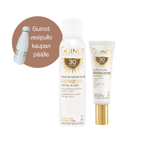 Guinot Sun Nutrizone Oil-In-Mist spf30 + Hydrazone Sun Face Fluid spf30