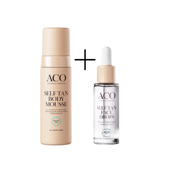 ACO Self Tanning Mousse + ACO Self tanning Drops