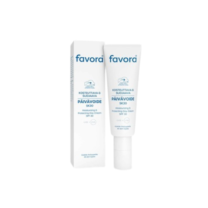 Favora kosteuttava ja suojaava päivävoide spf30 50 ml