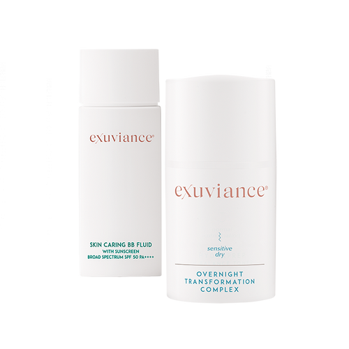 Skin Caring BB Fluid spf50 & Overnight Transformation Complex